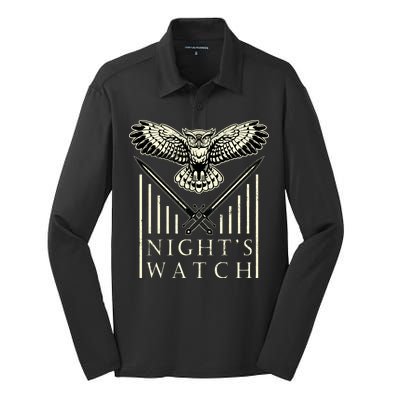 Part Of The Night's Watch Silk Touch Performance Long Sleeve Polo