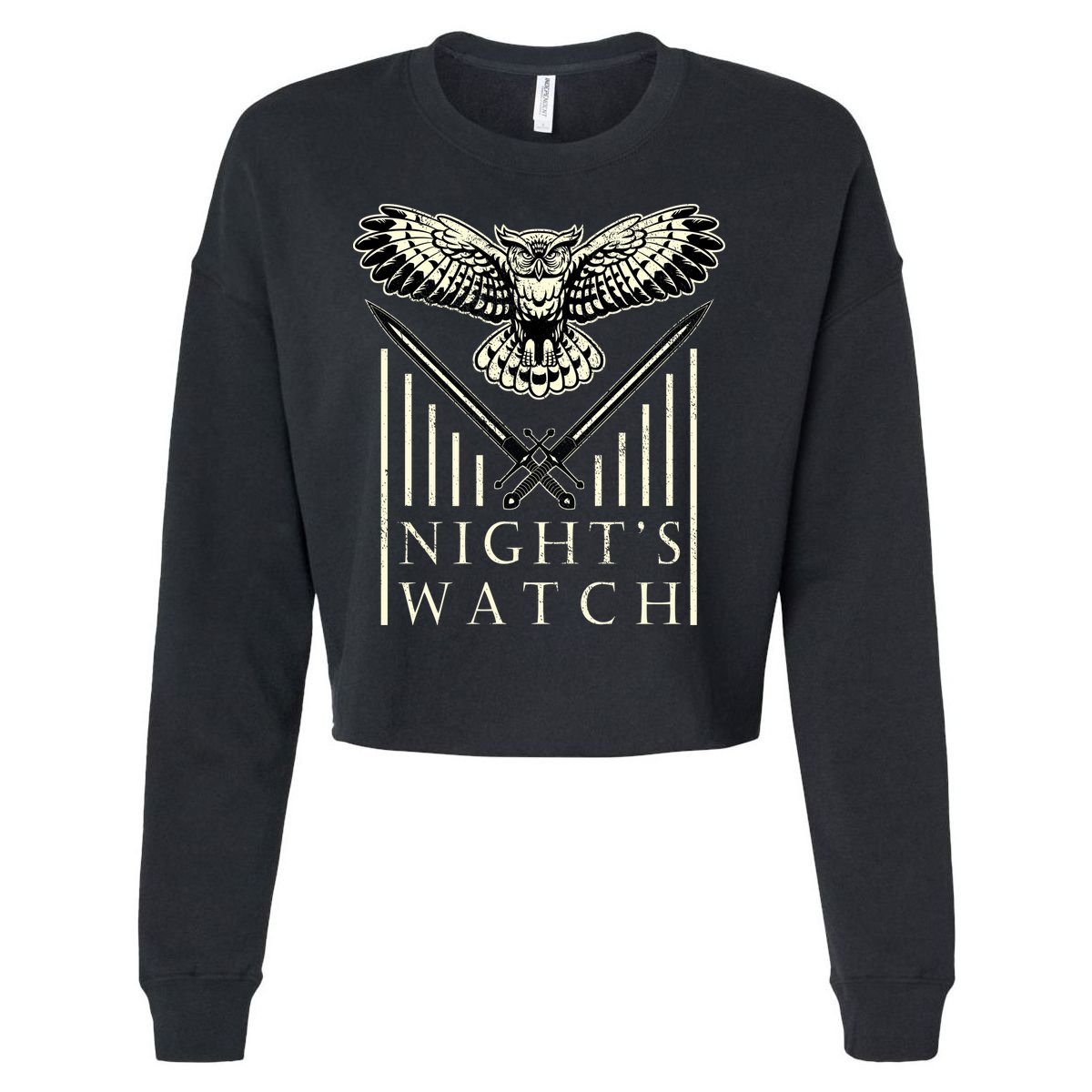 Part Of The Night's Watch Cropped Pullover Crew