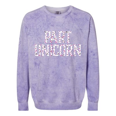 Part Unicorn Colorblast Crewneck Sweatshirt