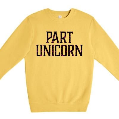 Part Unicorn Premium Crewneck Sweatshirt