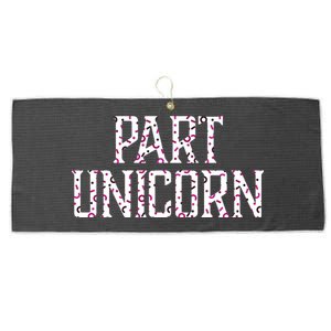 Part Unicorn Large Microfiber Waffle Golf Towel