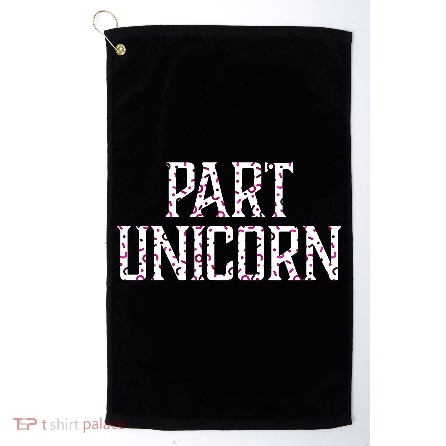 Part Unicorn Golf Towel