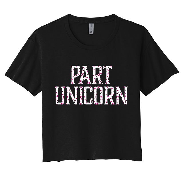 Part Unicorn Crop Top