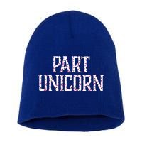 Part Unicorn Short Acrylic Beanie