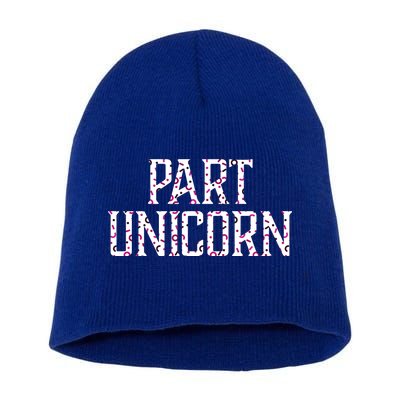 Part Unicorn Short Acrylic Beanie