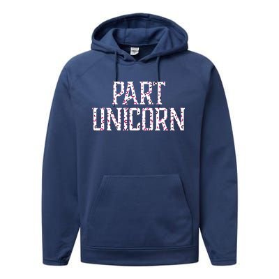 Part Unicorn Performance Fleece Hoodie