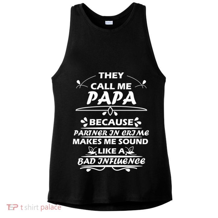 Partner And Crime Papa Ladies PosiCharge Tri-Blend Wicking Tank