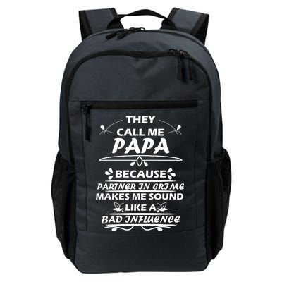 Partner And Crime Papa Daily Commute Backpack