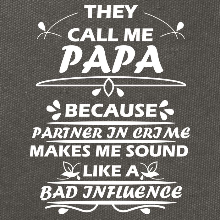 Partner And Crime Papa Cotton Canvas Backpack