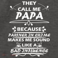 Partner And Crime Papa Vector Backpack