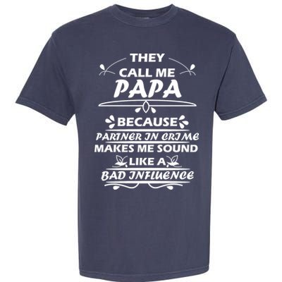 Partner And Crime Papa Garment-Dyed Heavyweight T-Shirt