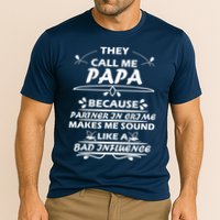Partner And Crime Papa Cooling Performance Crew T-Shirt
