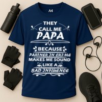 Partner And Crime Papa Cooling Performance Crew T-Shirt