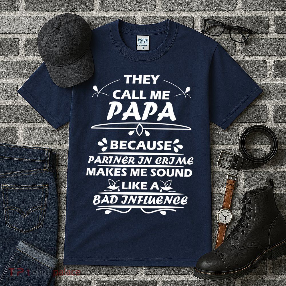 Partner And Crime Papa Tall T-Shirt