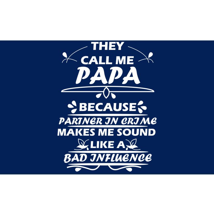 Partner And Crime Papa Bumper Sticker