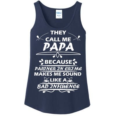 Partner And Crime Papa Ladies Essential Tank