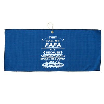 Partner And Crime Papa Large Microfiber Waffle Golf Towel