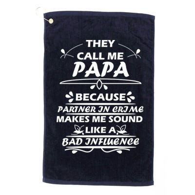 Partner And Crime Papa Golf Towel