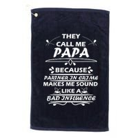 Partner And Crime Papa Platinum Collection Golf Towel