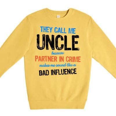 Partner In Crime Uncle Premium Crewneck Sweatshirt