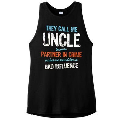 Partner In Crime Uncle Ladies PosiCharge Tri-Blend Wicking Tank