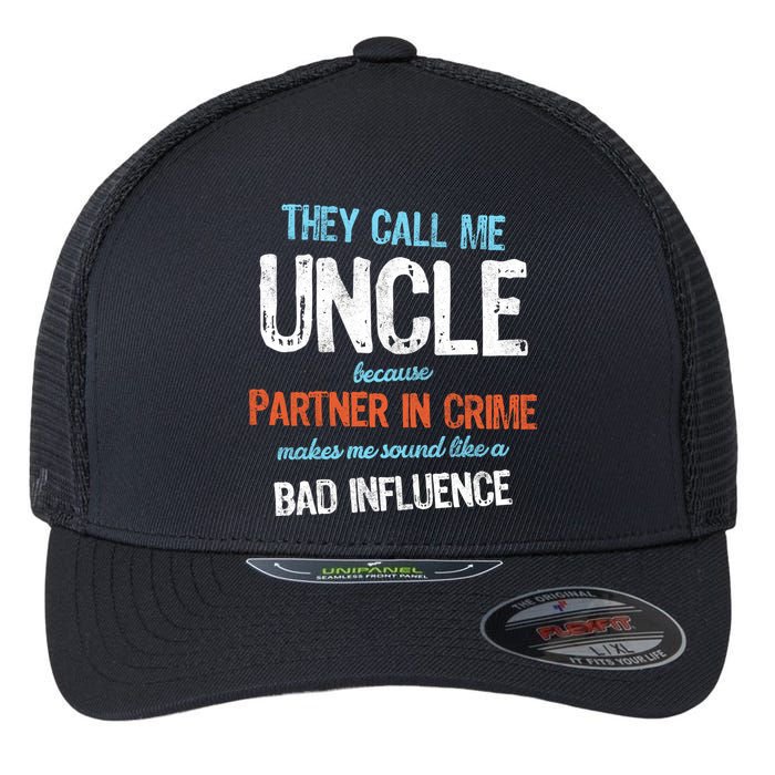 Partner In Crime Uncle Flexfit Unipanel Trucker Cap