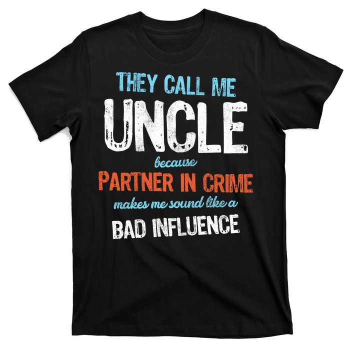 Partner In Crime Uncle T-Shirt