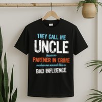 Partner In Crime Uncle T-Shirt