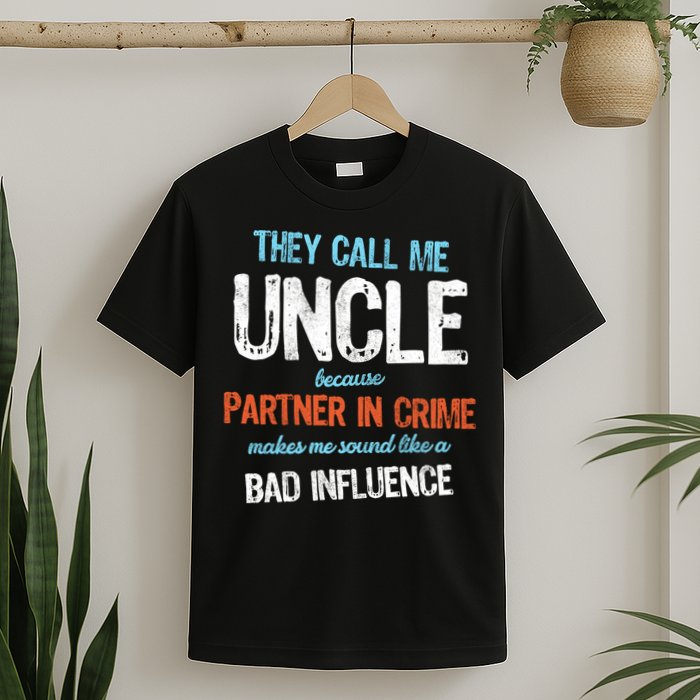 Partner In Crime Uncle T-Shirt