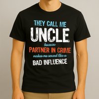 Partner In Crime Uncle T-Shirt