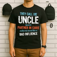 Partner In Crime Uncle T-Shirt