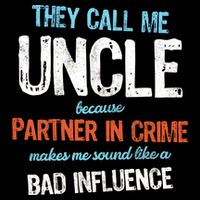 Partner In Crime Uncle T-Shirt