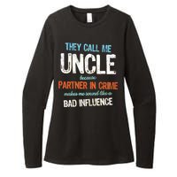 Partner In Crime Uncle Womens CVC Long Sleeve Shirt