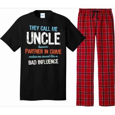 Partner In Crime Uncle Pajama Set