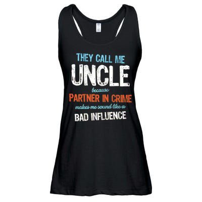 Partner In Crime Uncle Ladies Essential Flowy Tank