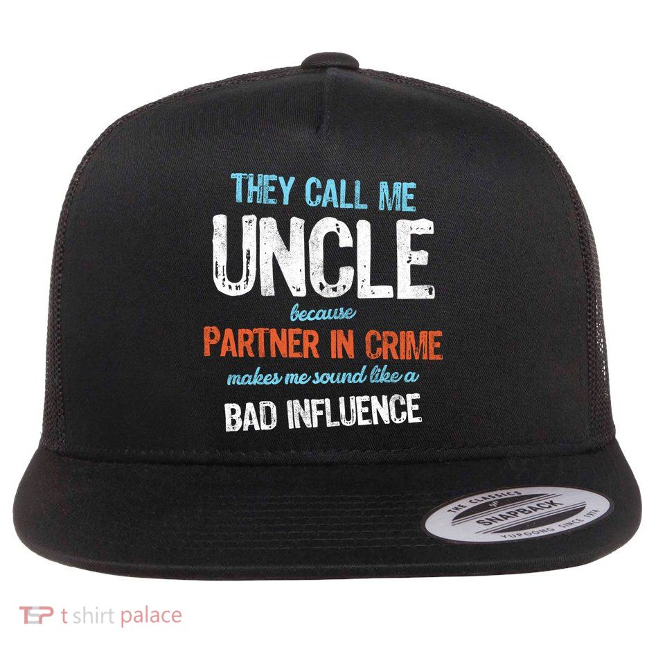Partner In Crime Uncle Flat Bill Trucker Hat