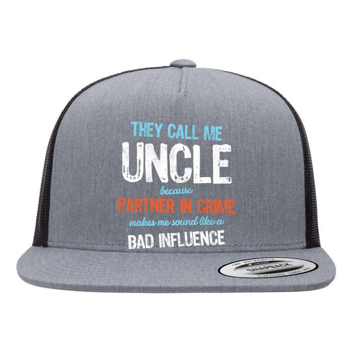 Partner In Crime Uncle Flat Bill Trucker Hat