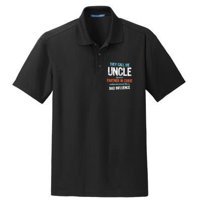 Partner In Crime Uncle Dry Zone Grid Polo