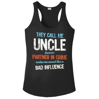 Partner In Crime Uncle Ladies PosiCharge Competitor Racerback Tank