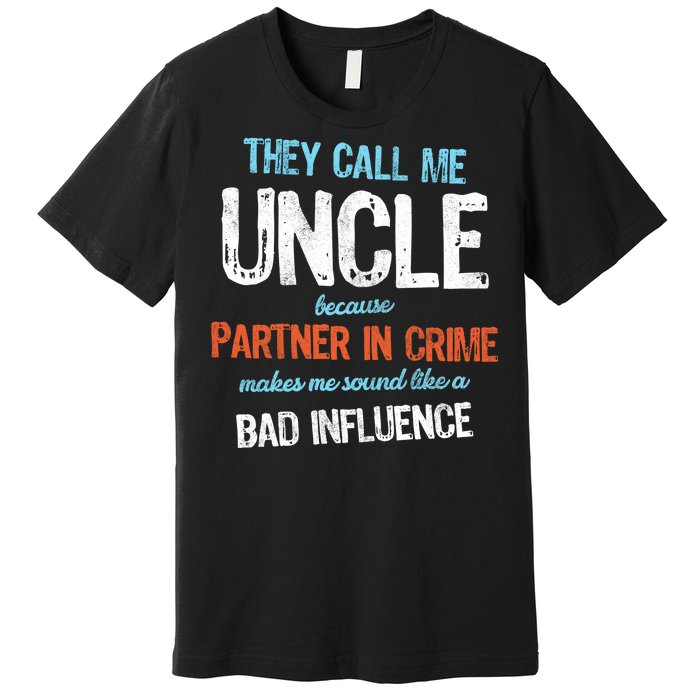 Partner In Crime Uncle Premium T-Shirt