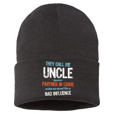 Partner In Crime Uncle Sustainable Knit Beanie