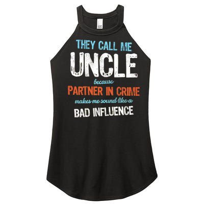 Partner In Crime Uncle Women's Perfect Tri Rocker Tank