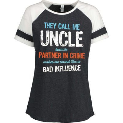 Partner In Crime Uncle Enza Ladies Jersey Colorblock Tee