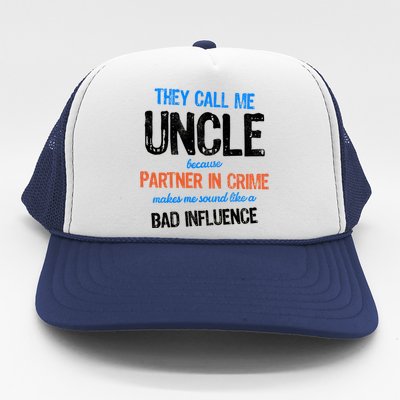 Partner In Crime Uncle Trucker Hat