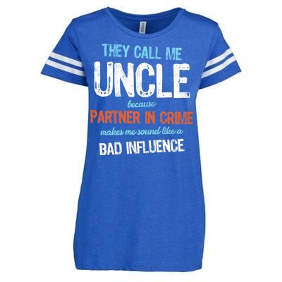 Partner In Crime Uncle Enza Ladies Jersey Football T-Shirt