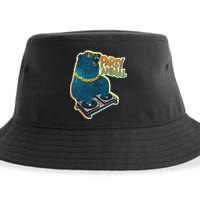 Party Animal - DJ Bear Sustainable Bucket Hat