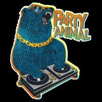Party Animal - DJ Bear Sustainable Bucket Hat