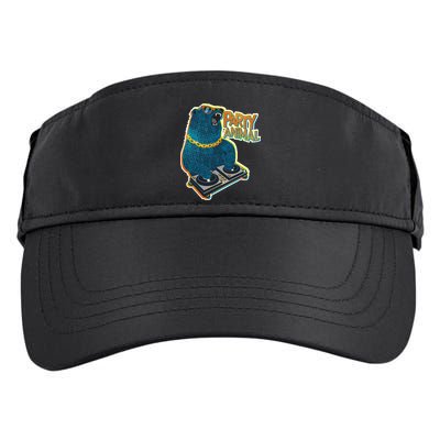 Party Animal - DJ Bear Adult Drive Performance Visor