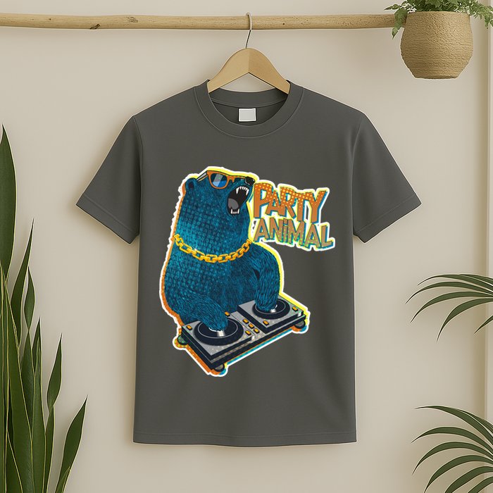 Party Animal - DJ Bear T-Shirt