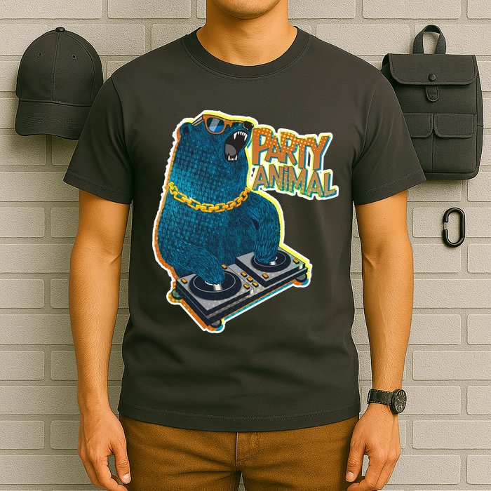 Party Animal - DJ Bear T-Shirt